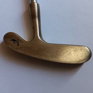 Vintage WILSON AUGUSTA Two Way Brass Putter RH or LH 35" Steel Shaft